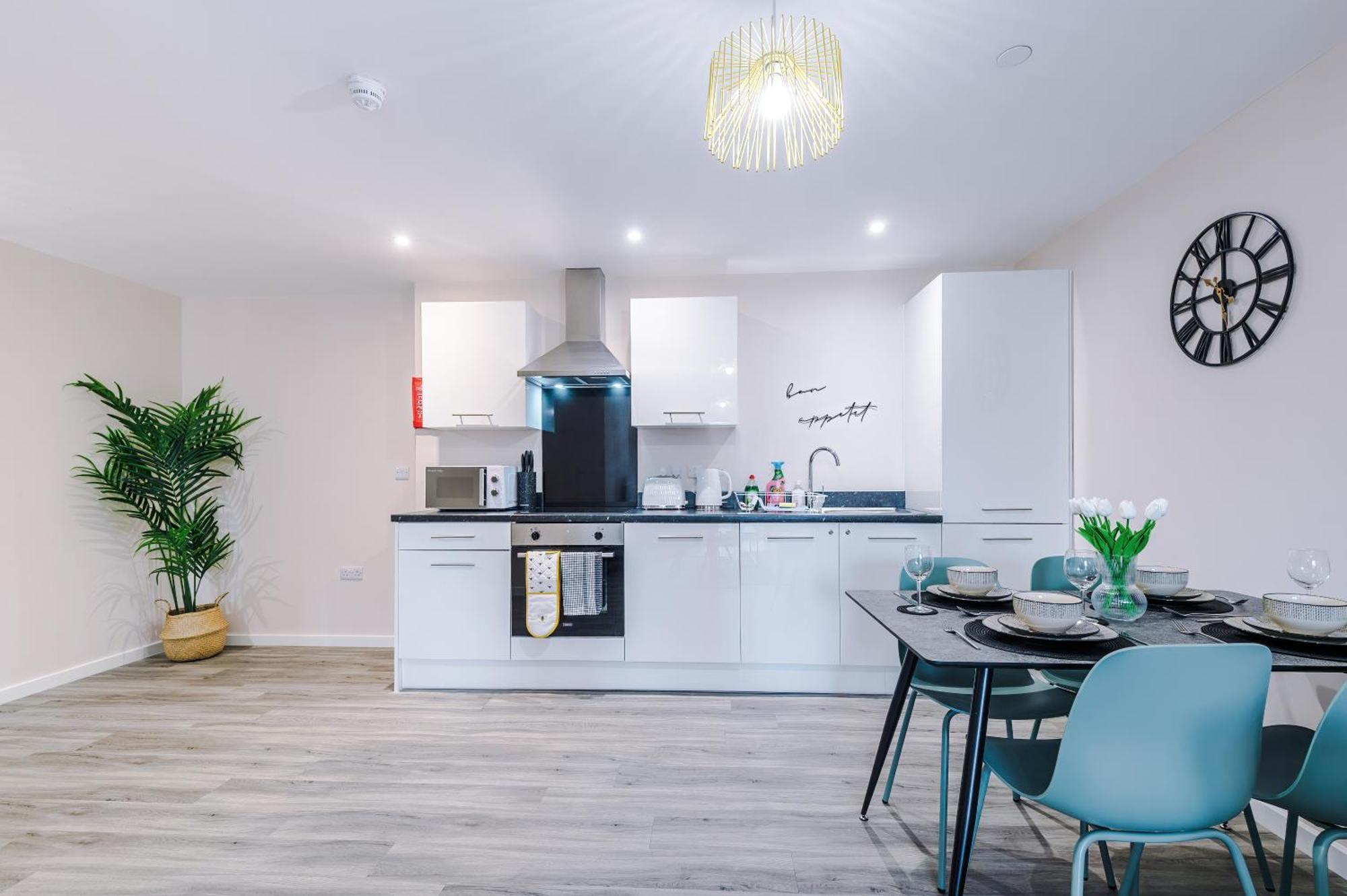 Deluxe New Build 2 Bedroom 2 Bathroom Apartment - Free Secure Parking Manchester Zewnętrze zdjęcie